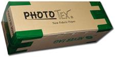 PHOTOTEX Adhesive WaterProof Ink Jet Textile 260gsm<br>Format : Roll 42 inches (1067mmx30M)