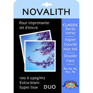Classic 100 Recto-Verso, Papier Couché Double Face HR 100g/m2<br>Format : A4 (200 feuilles)