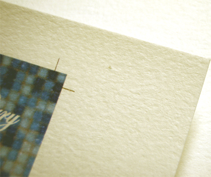 Impression photo sur papiers texturé - papier cartonné