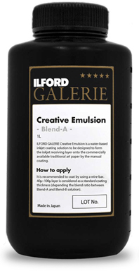 ILFORD Creative Emulsion Blend A<br>Solution liquide de couchage jet d'encre A (1L)