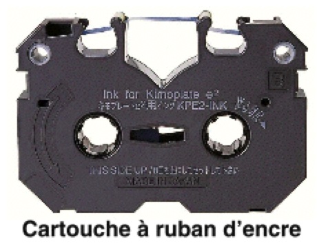 KIMOTO Cartouche Ruban Noir pour Film (Boîte de 10 cassettes)