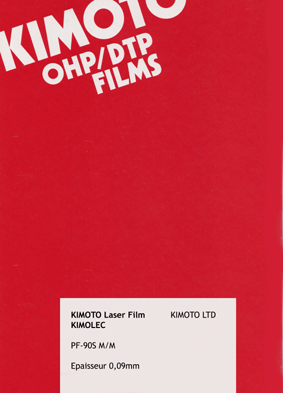 Kimolec PF : Translucent Mat Film 90µ<br>Format : A4 (100 sheets)