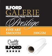 GALERIE Prestige Fine Art Smooth, papier 200g/m2<br>Rouleau 24 pouces (610mmx12M)