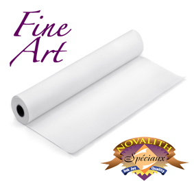 Fine Art Soft Textured paper (Natural White) 210gsm<br>Format : Roll 44" (1118mmx30M)