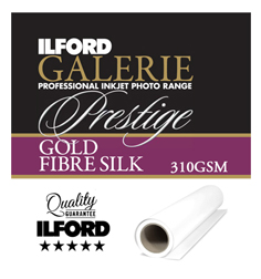 GALERIE Prestige Gold Fiber Silk, photo paper 310gsm<br>50 inches roll (1270mmx12M)