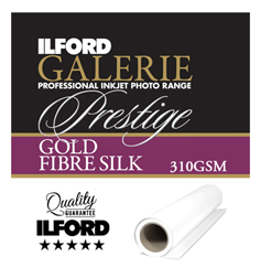 GALERIE Prestige Gold Fiber Silk, photo paper 310gsm<br>44 inches roll (1118mmx12M)