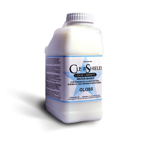 ClearShield® CSX5000 - Low Gloss, UV and water resistant lacquer for Ink Jet prints<br>5 Liters Bot